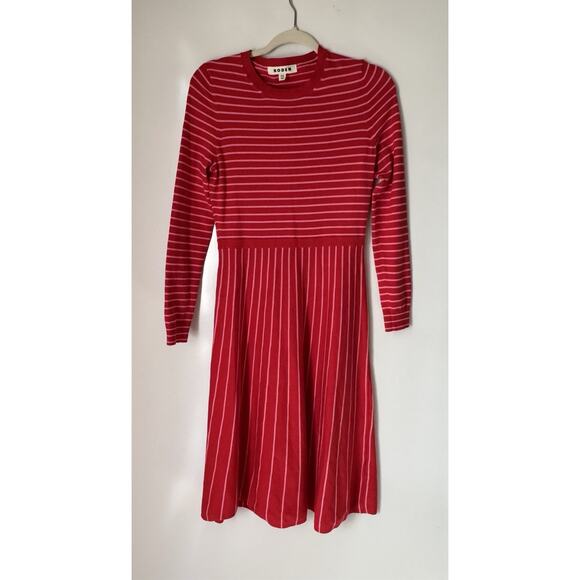 Boden Dresses & Skirts - Boden Maria Knit Striped Long Sleeve Dress